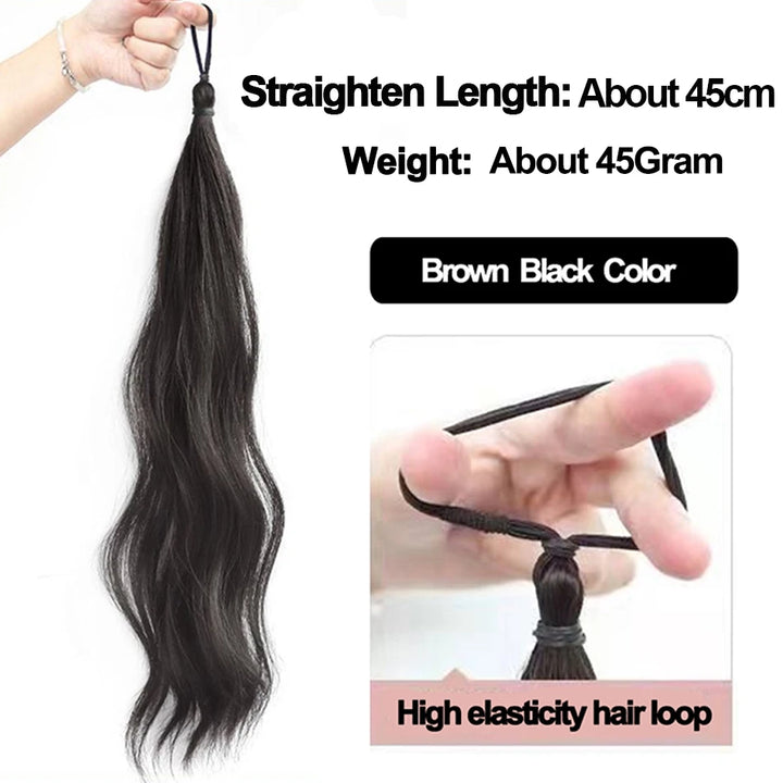 Long Wavy Ponytail Hair Extension - JoySky Hair