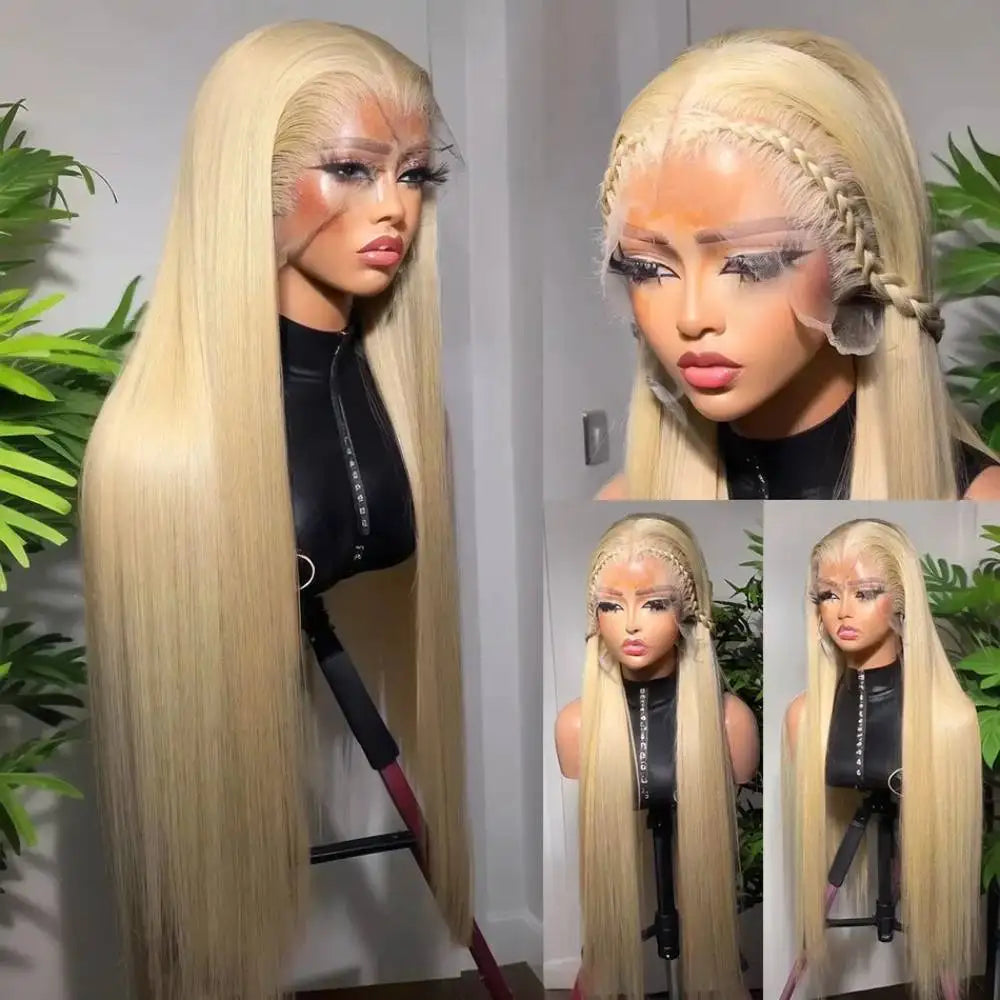 Blonde Straight HD Lace Front Hair Wig