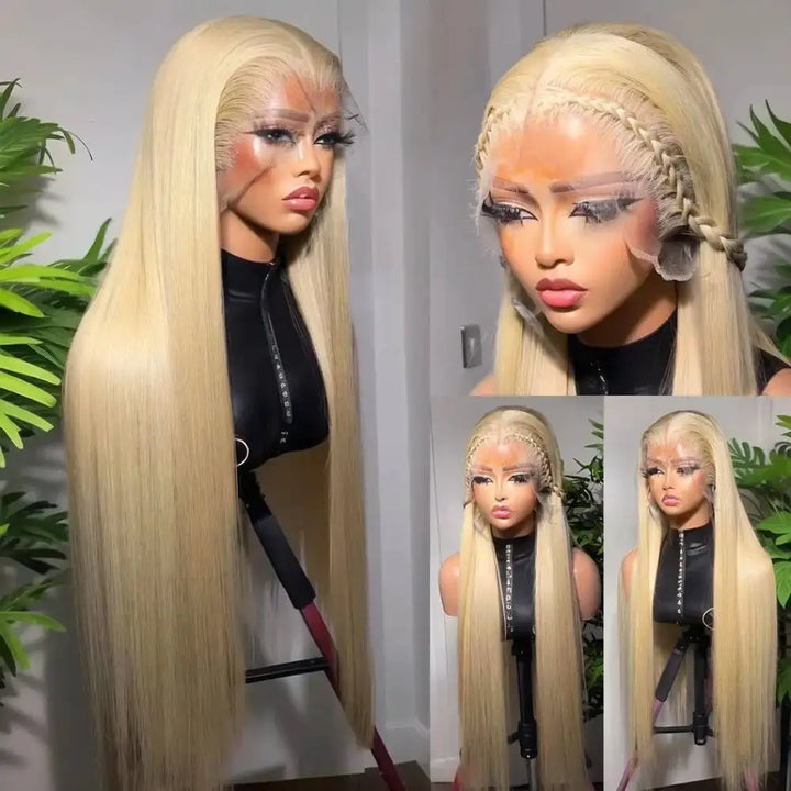 Blonde Straight HD Lace Front Hair Wig