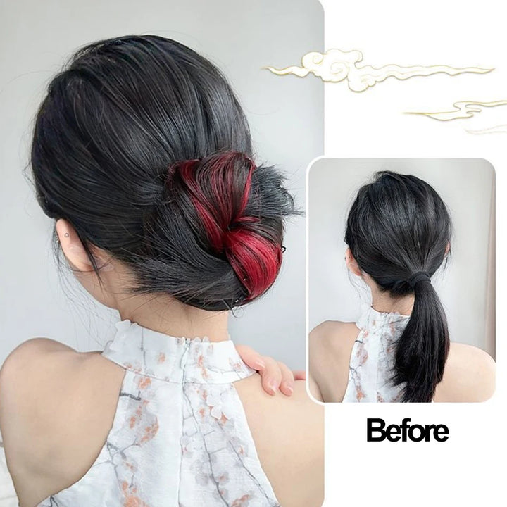 Curly Hair Bun Extension – Volumizing Hair Piece - JoySky Hair
