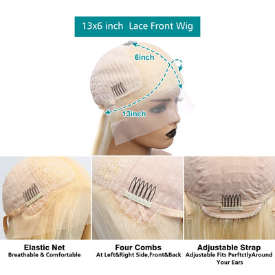 Poker Face 250% Hd Lace Wig 13x6 Human Hair Transparent PrePlucked Straight Lace Frontal 38 40 Inch Lace Front Wigs