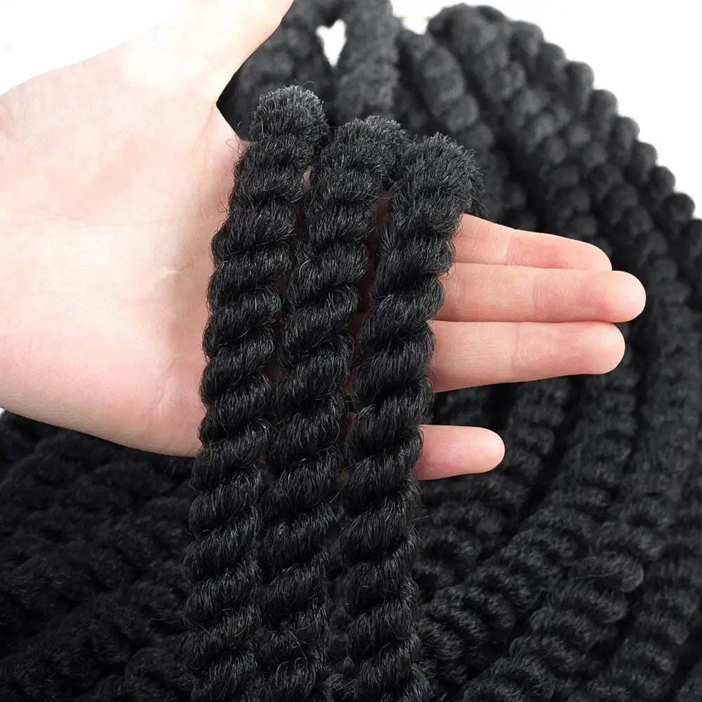 22-Inch Havana Twist Pre-Looped Crochet Hair – 3 Packs