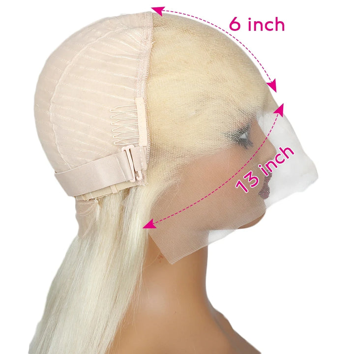 Honey Blonde Body Wave Lace Front Wig - JoySky Hair