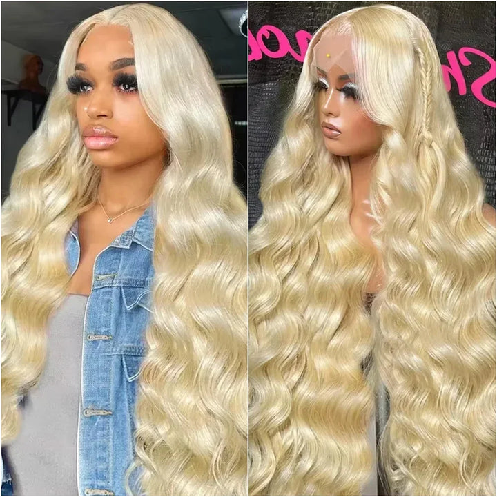 Honey Blonde Body Wave Lace Front Wig - JoySky Hair