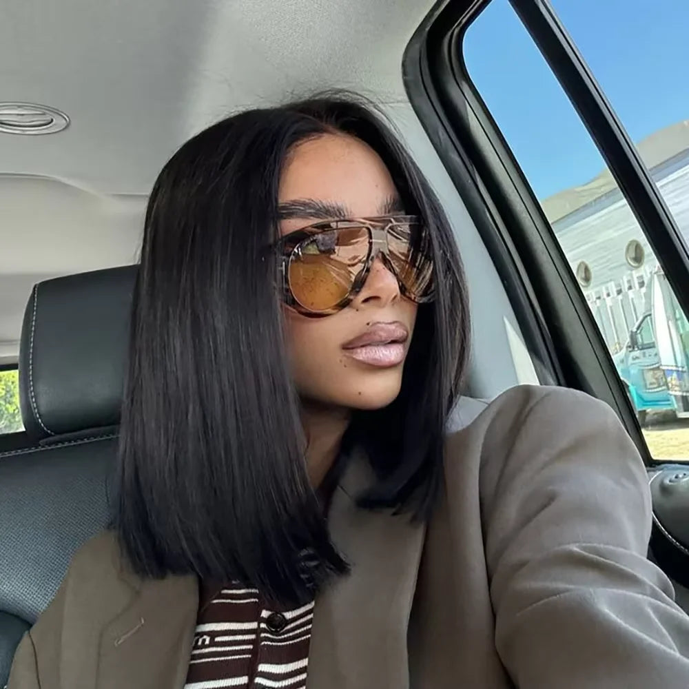 Straight Bob HD Lace Front Human Hair Wig