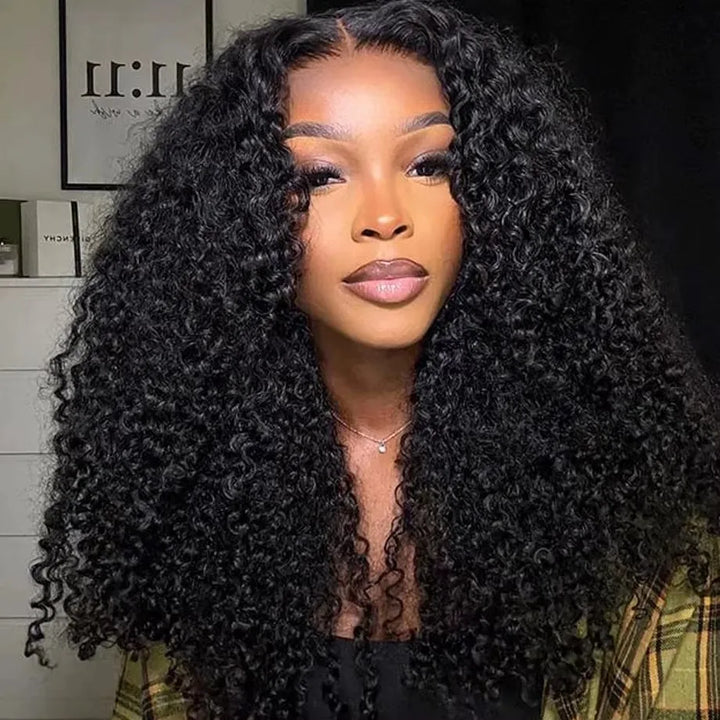 Kinky Curly HD Lace Human Hair Wig