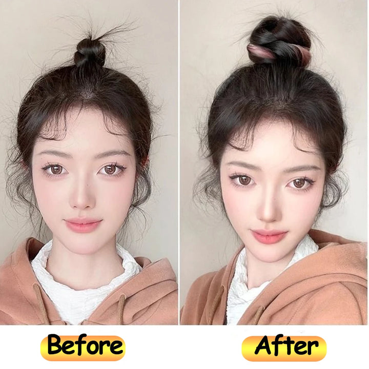 Curly Hair Bun Extension – Volumizing Hair Piece - JoySky Hair