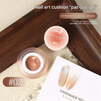 5ml Nail Art Cushion Gradient Painting Gel Black Ombre Patting Gel Polish UV/LED Blush Blooming Aura Manicure Nail Polish Tools
