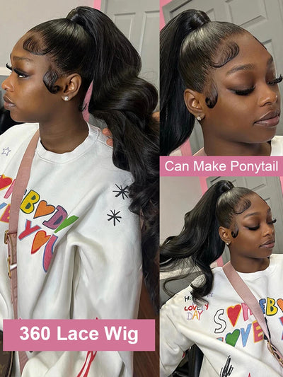 Body Wave Glueless Full Lace Human Hair Wigs For Black Women Lace Wig With Baby Hair Brazilian Virgin Lace Front Human Hair Wigs