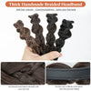 SARLA Synthetic Butterfly Braided Headband Hair Belt Plaited Hairband Bohemian Style Women Hairstyle Hairpieces H26