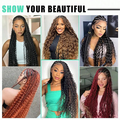 4/27 Highlight Deep Wave Hair Bundles No Weft for Boho Braids 100% Human Hair Extension Bundles Braiding Brazilian Hair Human