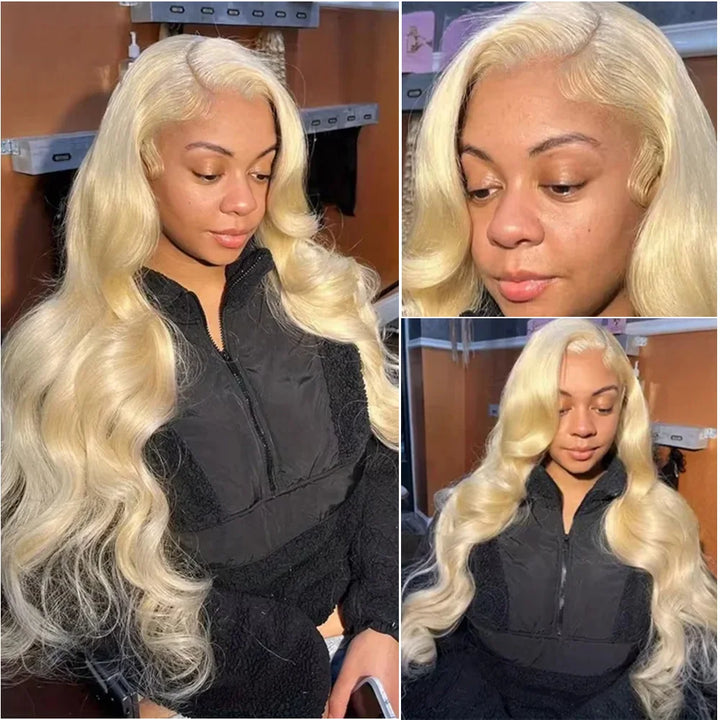 Honey Blonde Body Wave Lace Front Wig - JoySky Hair