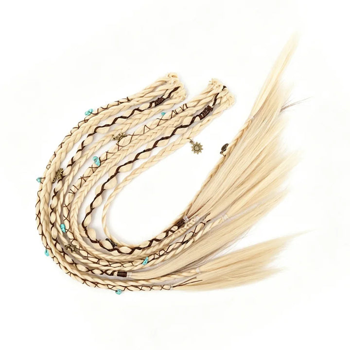Long Hand-Woven Clip-In Hair Braid - JoySky Hair