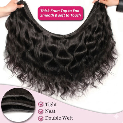16A Body Wave Bundles 100% Human Hair Brazilian Remy Weave Raw Hair 22 24 26 28 30 Inch Unprocessed Double Weft Human Hair Bundles Extensions