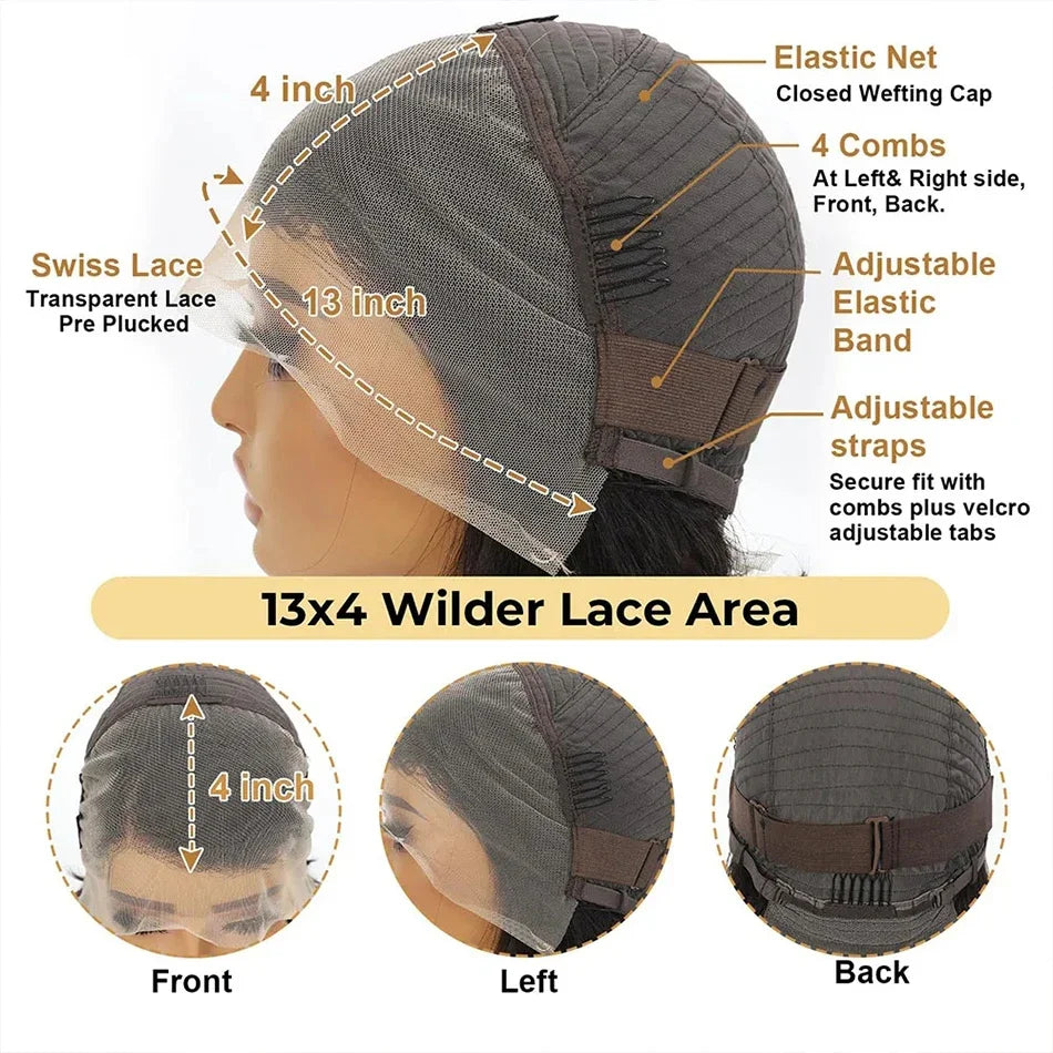 Side Part Pixie Cut Lace Front Human Hair Wig - JoySky Hair