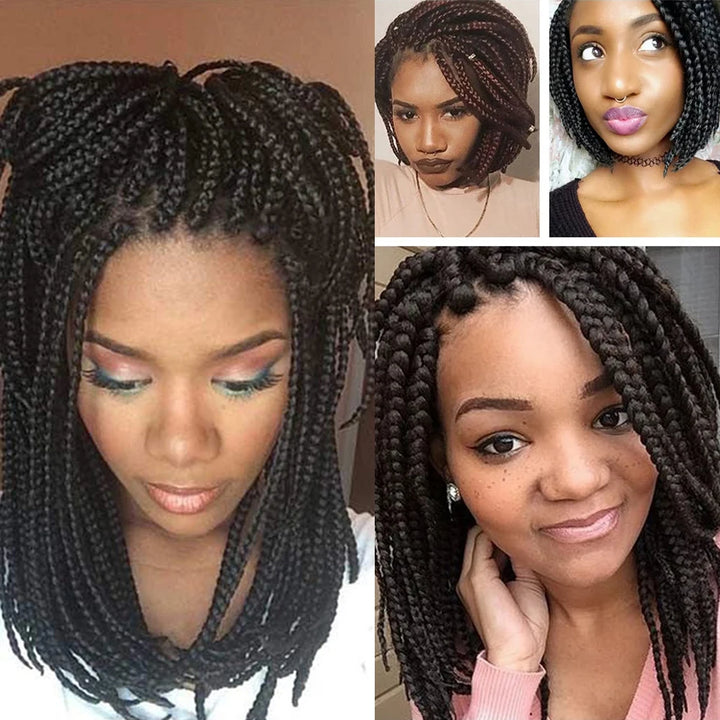 Pre-Looped Box Braided Crochet Hair Wig