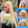 180% 613 Lace Frontal Wig 13x4 Honey Blonde