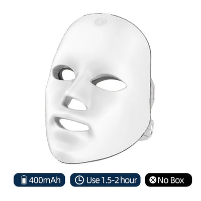 Wireless LED Mask 7 Color LED Face Mask Photon Skin Firming Anti Aging Rejuvenation Beauty Mask Machine