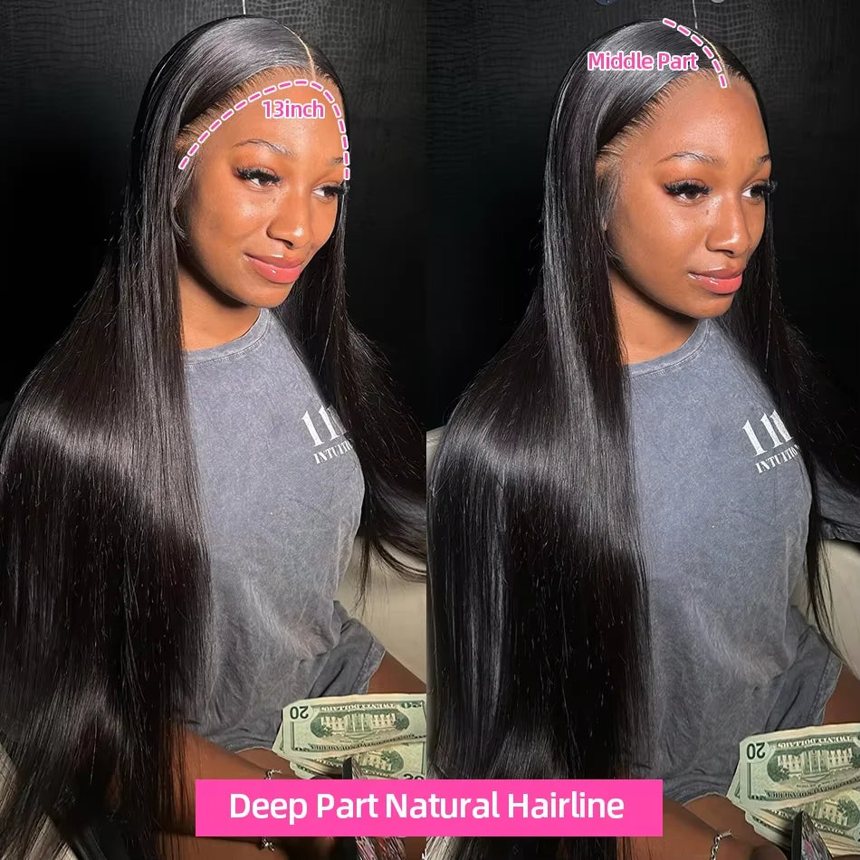 Bone Straight HD Lace Human Hair Wig