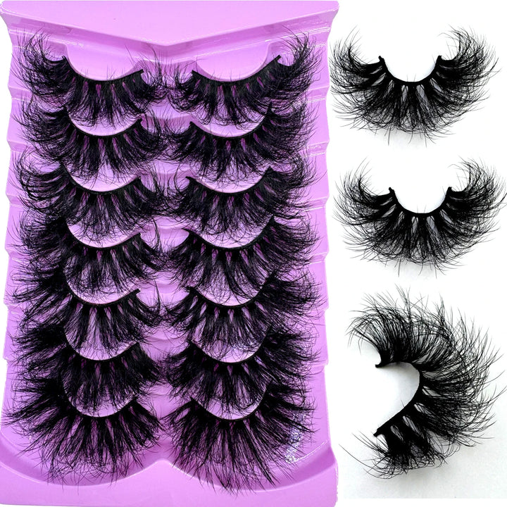 3D Fluffy Long Lashes – 7 Pairs