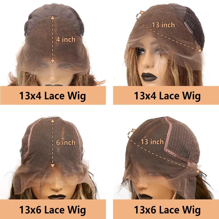 Highlight Body Wave HD Lace Front Human Hair Wig