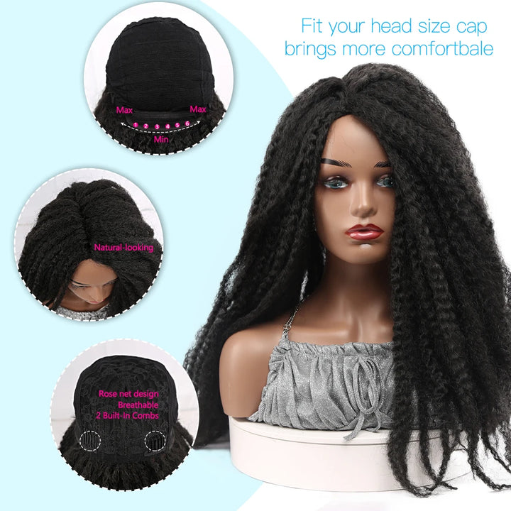 18-Inch Marley Dreadlock Braided Wig - JoySky Hair