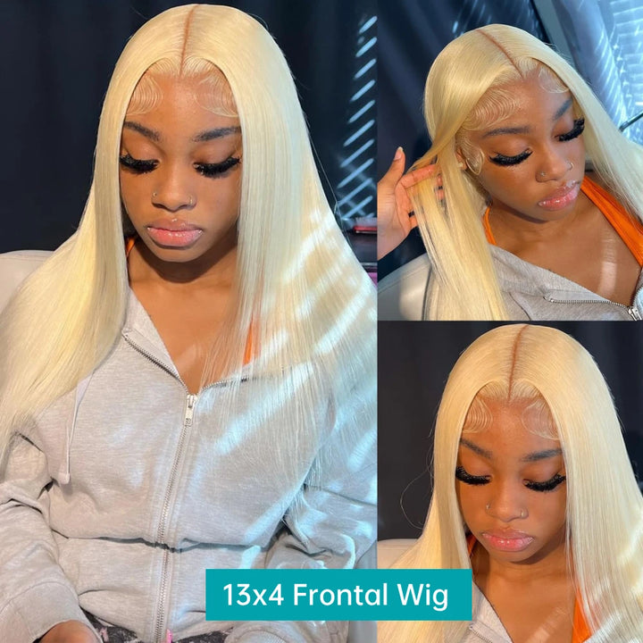 Blonde Straight HD Lace Front Hair Wig