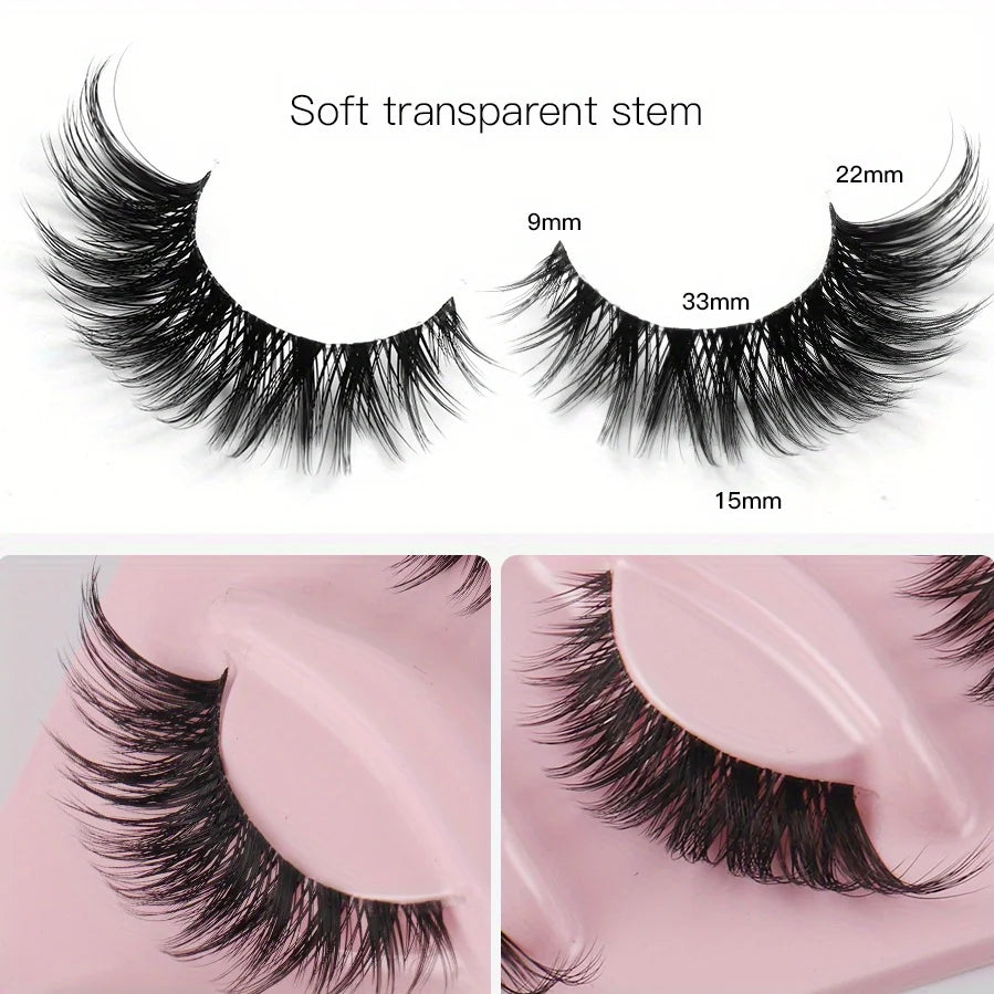 Cat Eye Winged Lashes – 15 Pairs