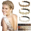 SARLA Synthetic Butterfly Braided Headband Hair Belt Plaited Hairband Bohemian Style Women Hairstyle Hairpieces H26