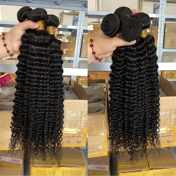 Deep Wave Brazilian Human Hair Bundle