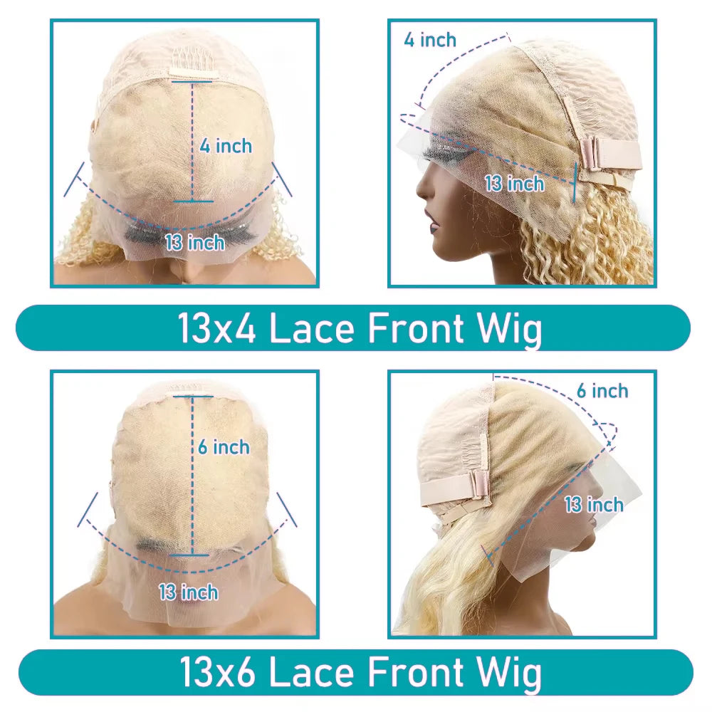 Blonde Straight HD Lace Front Hair Wig