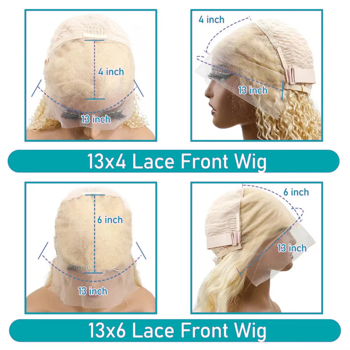 Blonde Straight HD Lace Front Hair Wig