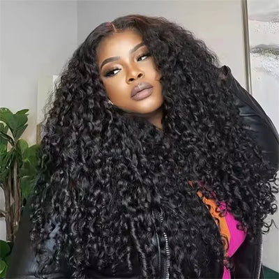 Burmese Curly Human Hair Human Hair Wigs 30 40 Inch Burmese Curly Wig Human Hair  13x4 13X6 Hd Transparent Lace Front Wig Vietnamese Raw Human Hair 200% 220% Density