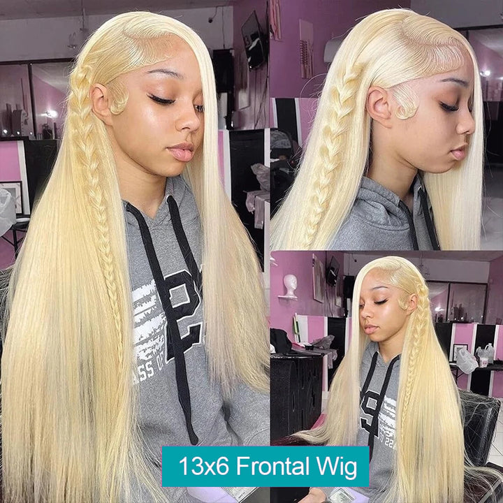 Blonde Straight HD Lace Front Hair Wig