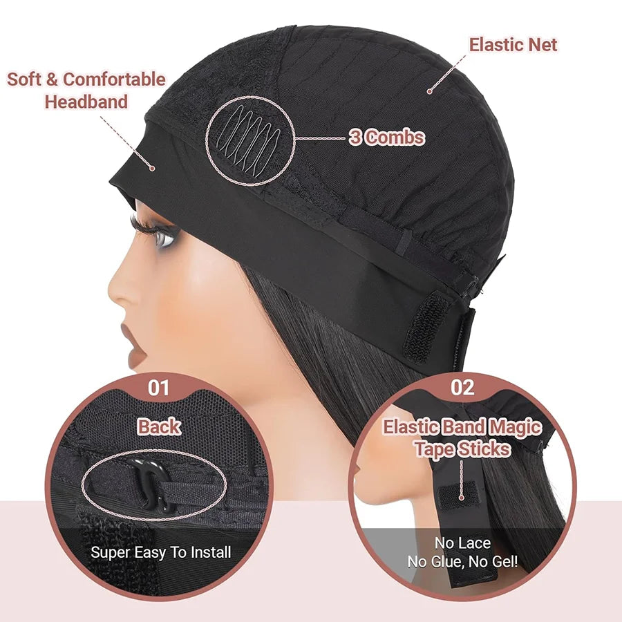 Straight Glueless Headband Wig - JoySky Hair