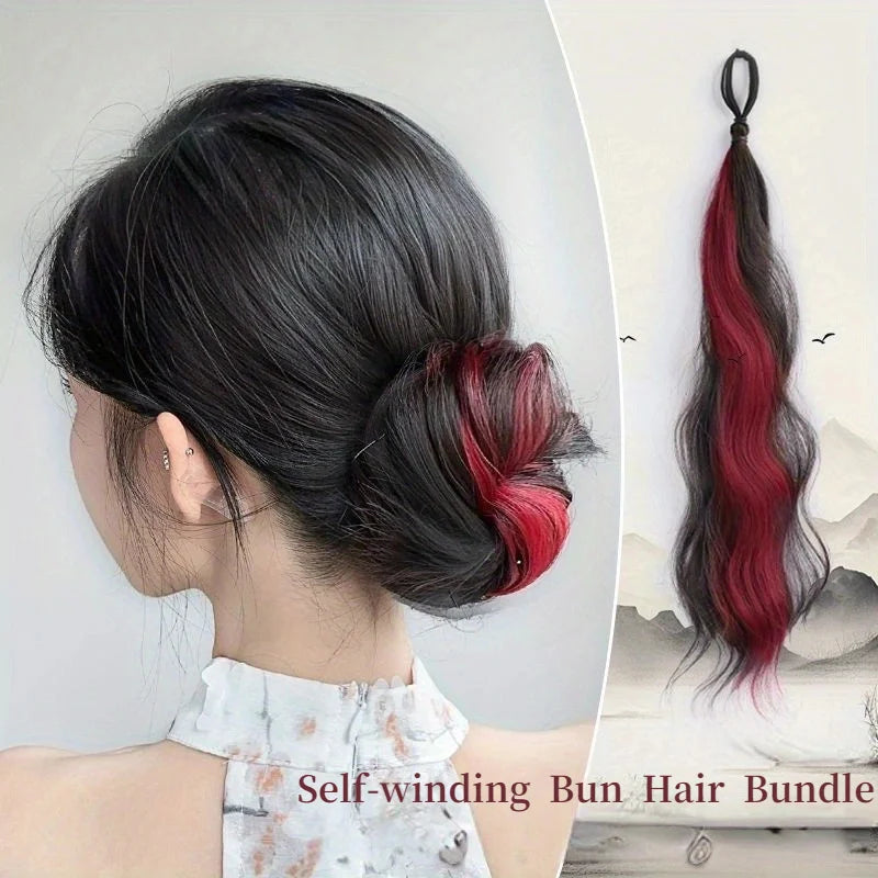 Curly Hair Bun Extension – Volumizing Hair Piece - JoySky Hair