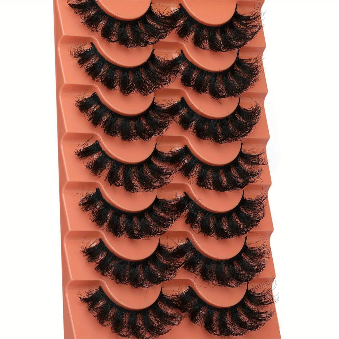 8D Fluffy Wispy Lashes – 21 Pairs