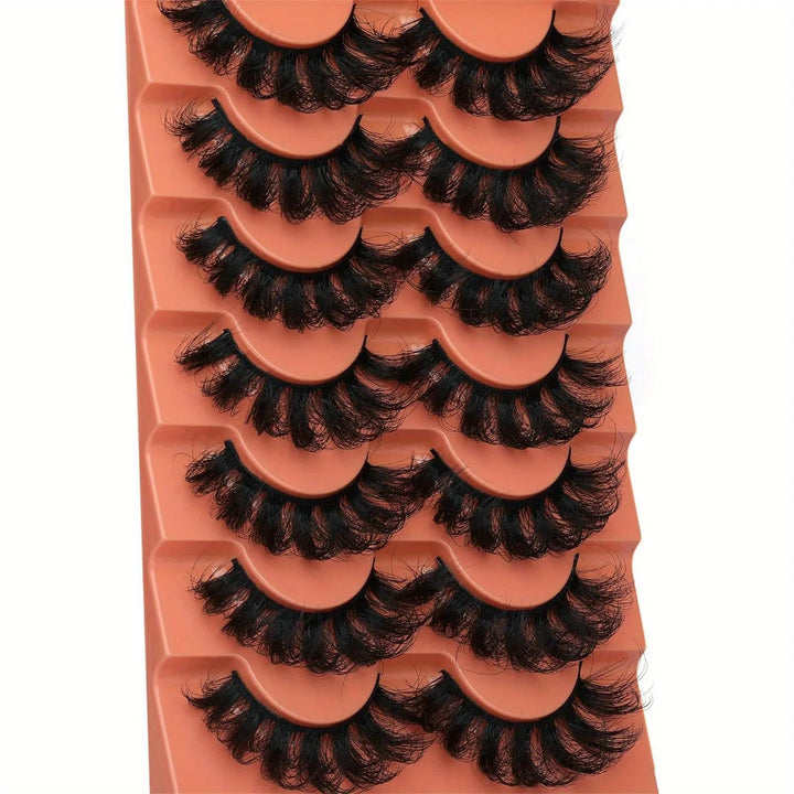 8D Fluffy Wispy Lashes – 21 Pairs