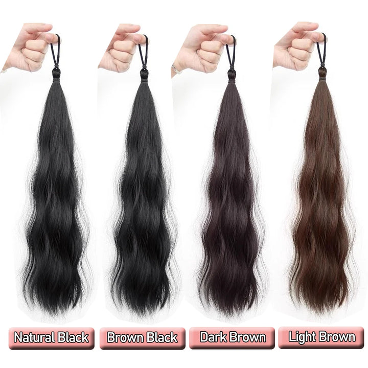 Long Wavy Ponytail Hair Extension - JoySky Hair