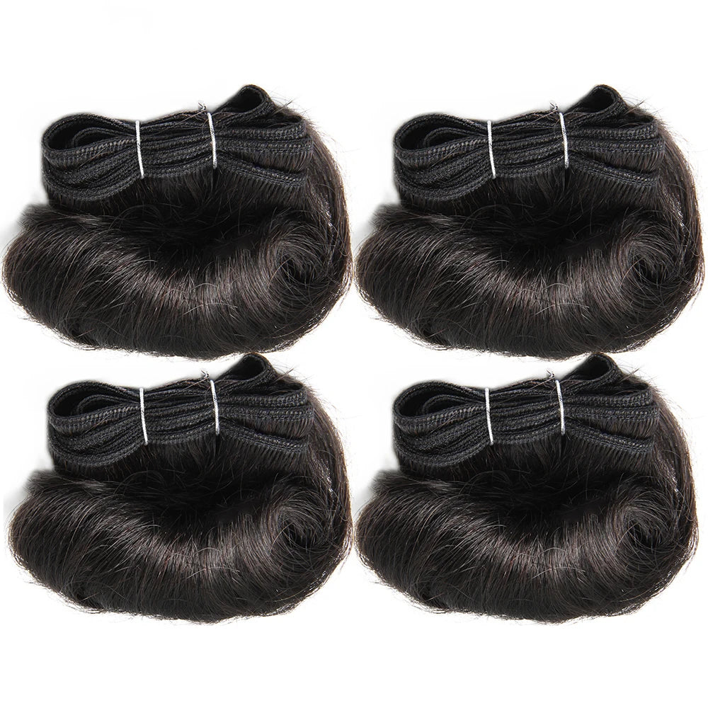 Bouncy Curly Human Hair Bundles - JoySky Hair