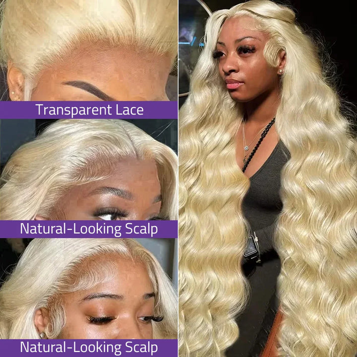 Honey Blonde Body Wave Lace Front Wig - JoySky Hair