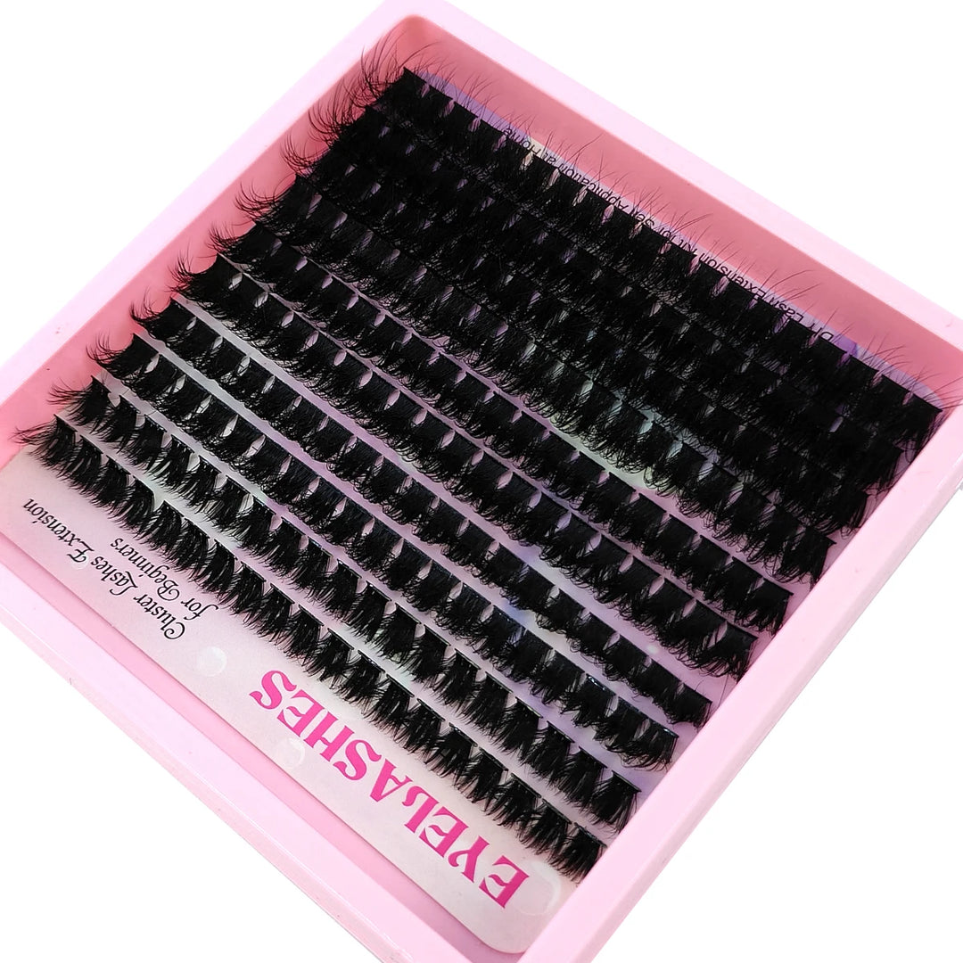 5D Fluffy Lash Clusters – 10–18mm