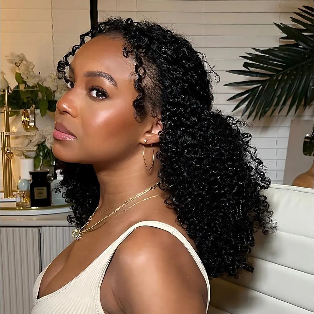 Afro Kinky Curly Human Hair Crochet Bundles