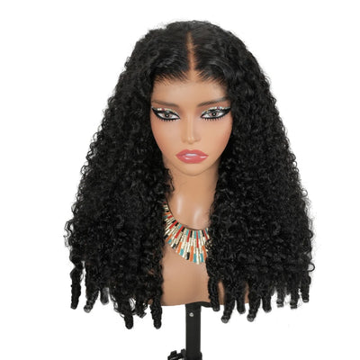 Glueless Wig Human Hair Burmese Curly 7x6 Lace Closure Wig Beginner Friendly HD Lace Bleached Knots 100% Human Hair Wigs