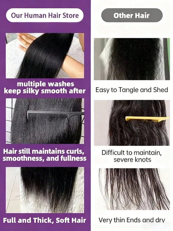 Brazilian Straight Human Hair Bundles