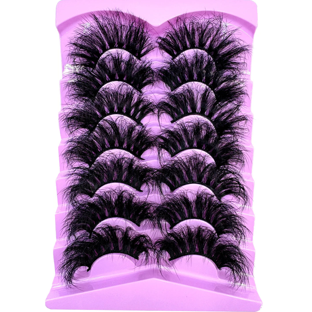 3D Fluffy Long Lashes – 7 Pairs
