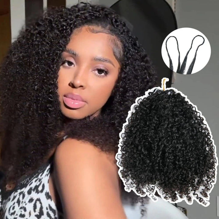 Afro Kinky Curly Human Hair Crochet Bundles