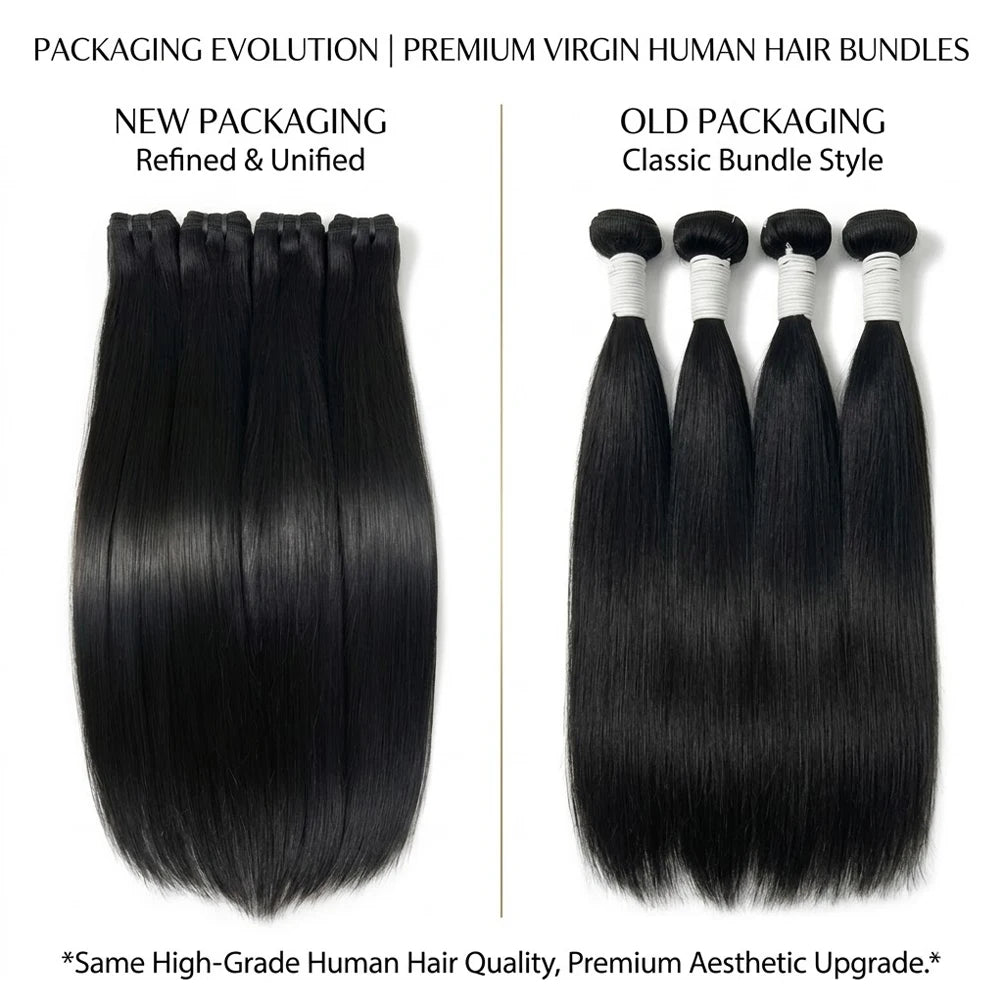 Bone Straight Human Hair Bundles – 30–32 Inch