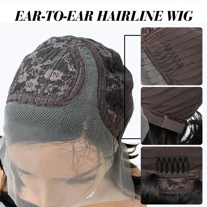 Short Kinky Curly HD Lace Front Hair Wig