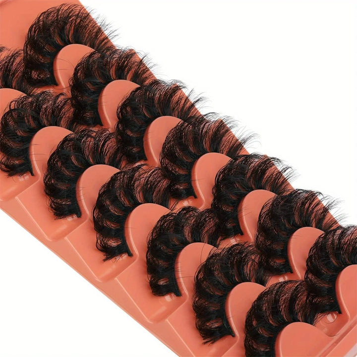 8D Fluffy Wispy Lashes – 21 Pairs